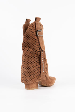 Bottes Texanes en Cuir Iris