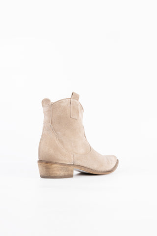 Bottines Texanes en Daim Esme