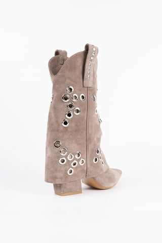 Bottes Texanes en Cuir Jett