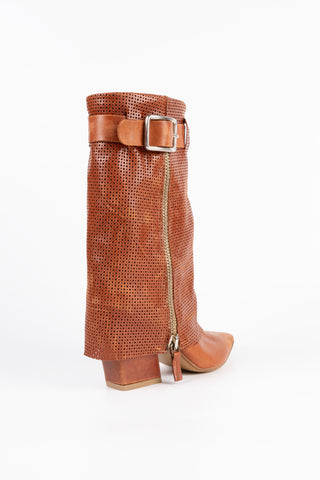 Camille Leather Cowboy Boots