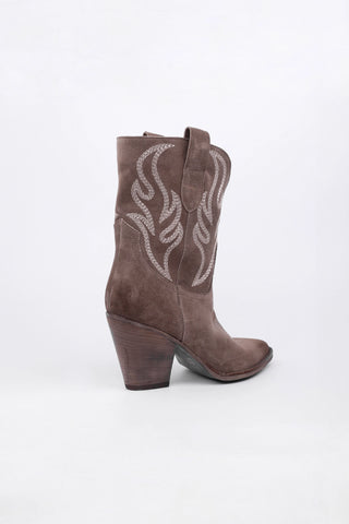 Monique Wildleder-Texan-Stiefel