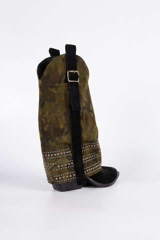 Bottes texanes en daim Madison