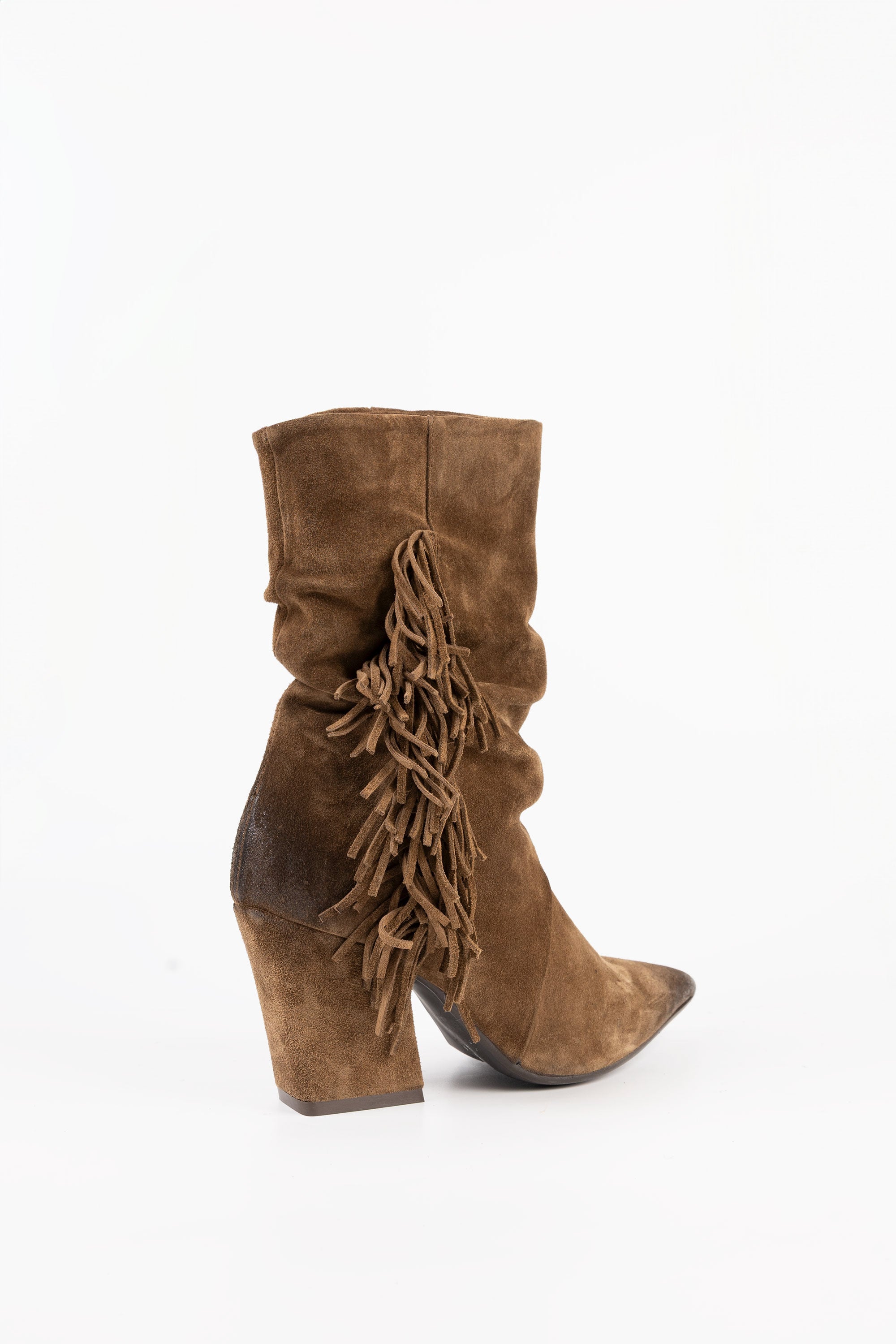 Bottines en daim avec franges Madison