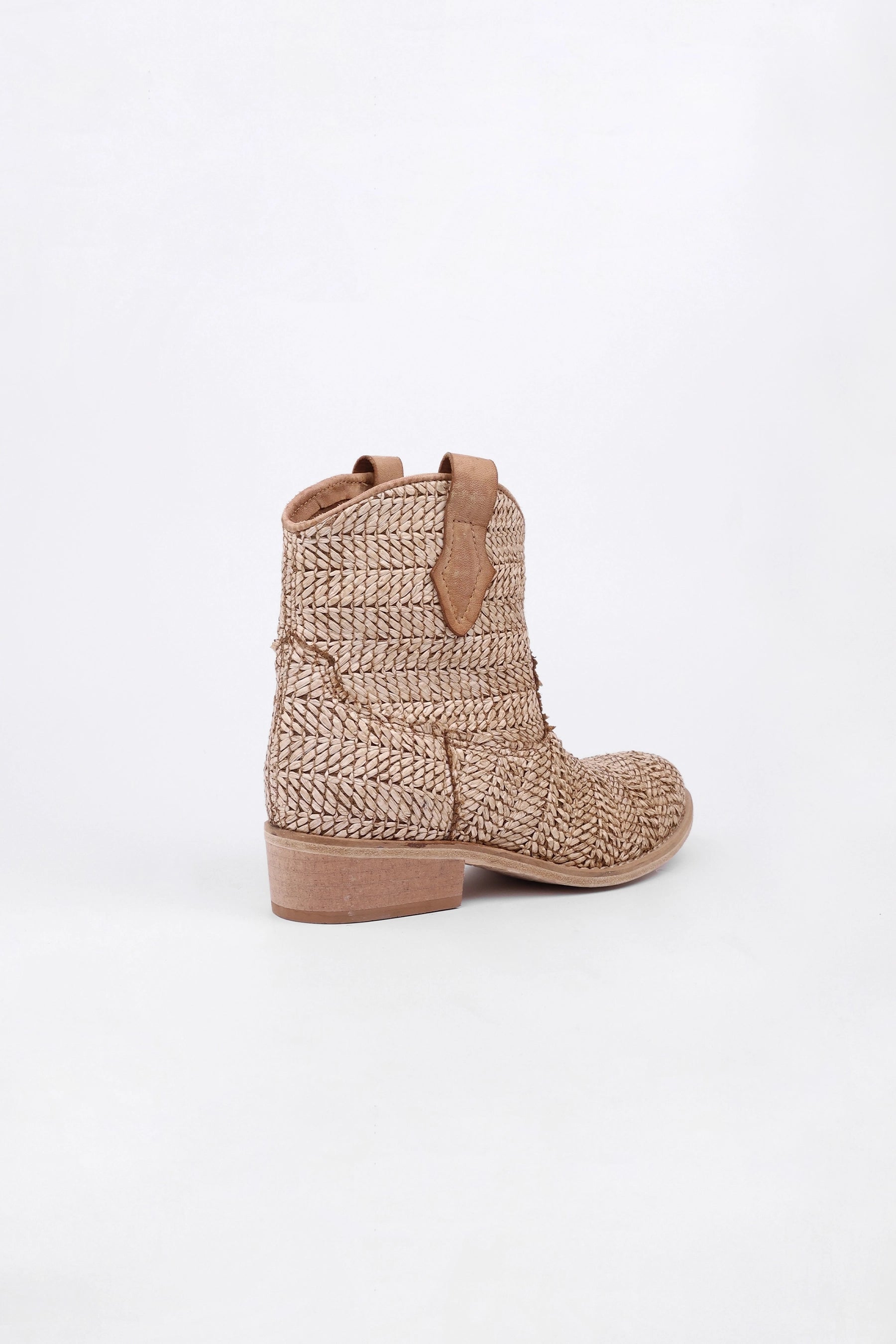 Stivaletti Melanie in Raffia
