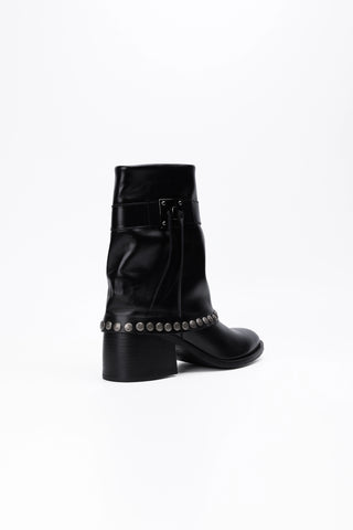 Bottines Lucy en Cuir Noir