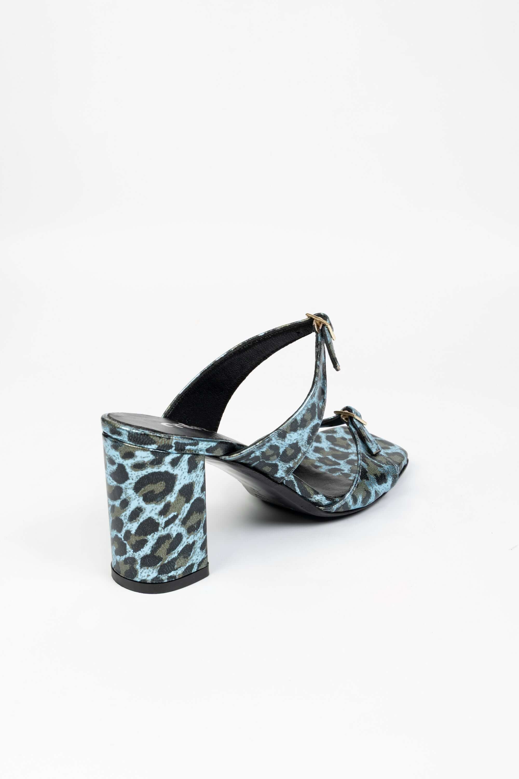 Sandali in Pelle Maculata Nicole