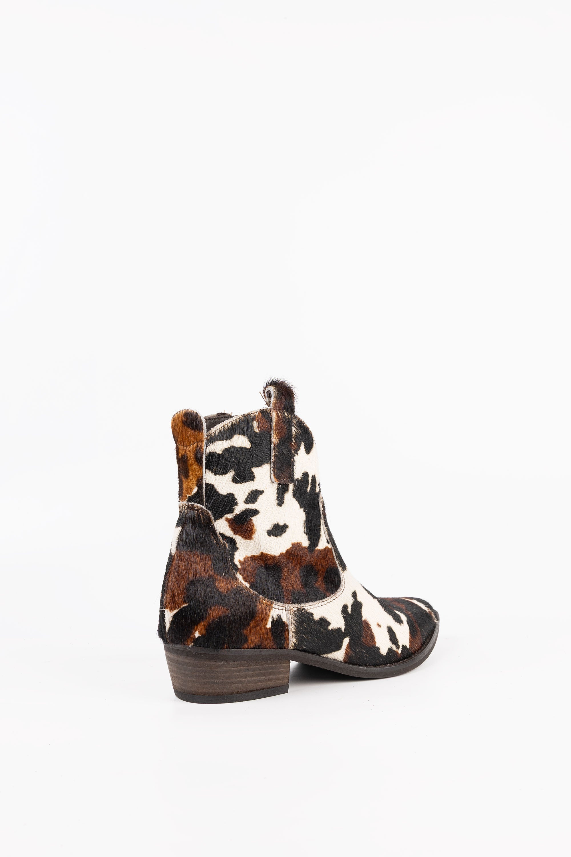 Leopard Print Leather Ankle Boots Giorgia