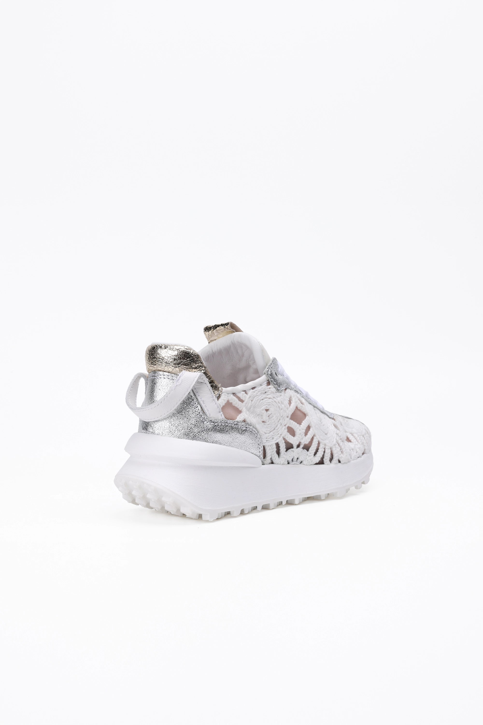 Sneakers Penolope In Macramè