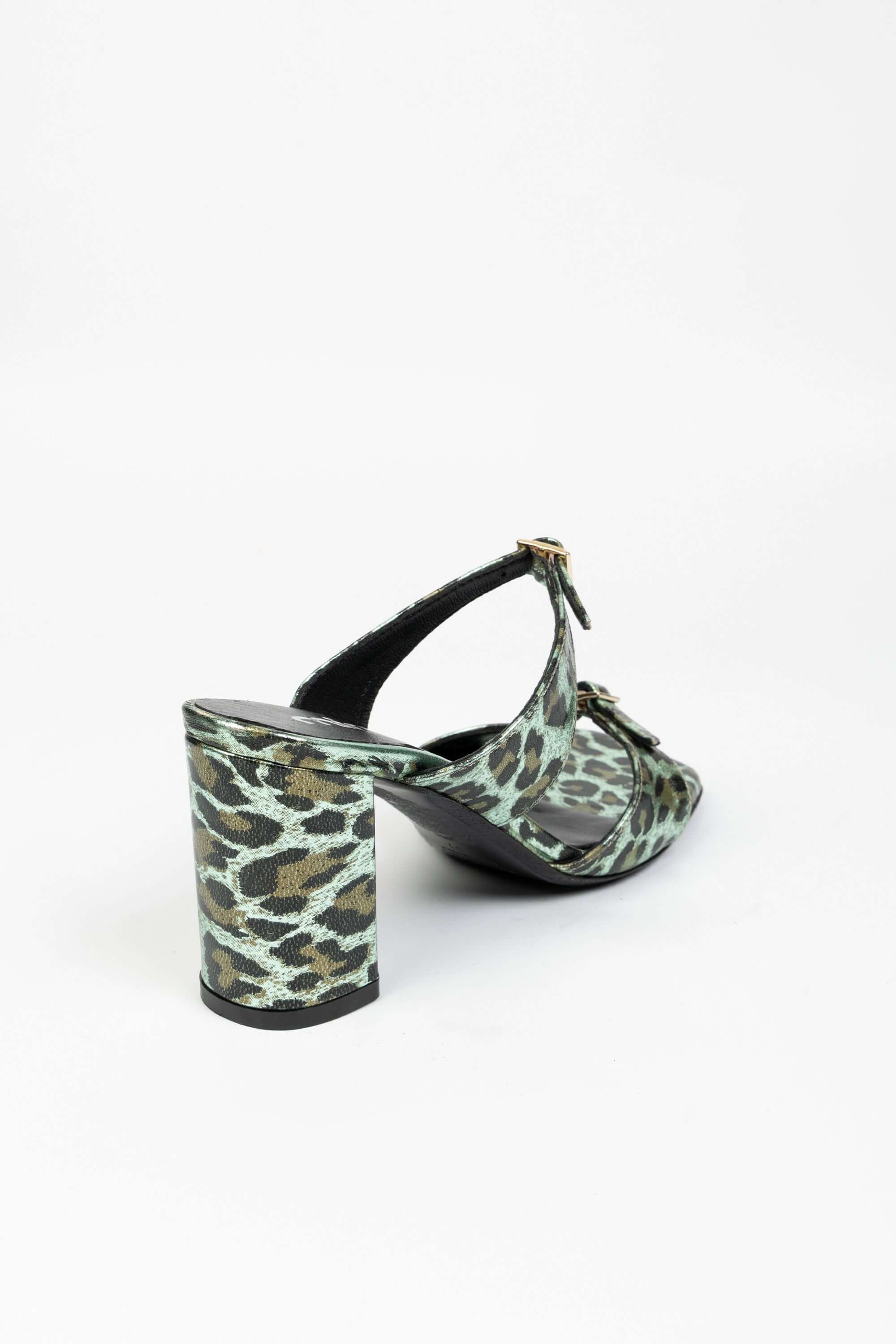 Sandali in Pelle Maculata Nicole