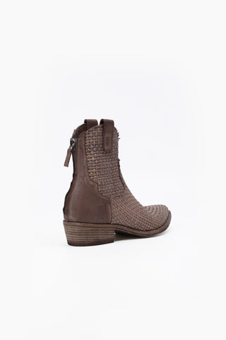 Veronique Woven Texan Ankle Boot