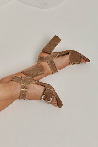 Canvas Moon Sandals