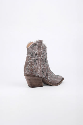 Camilla ankle boots in Canvas