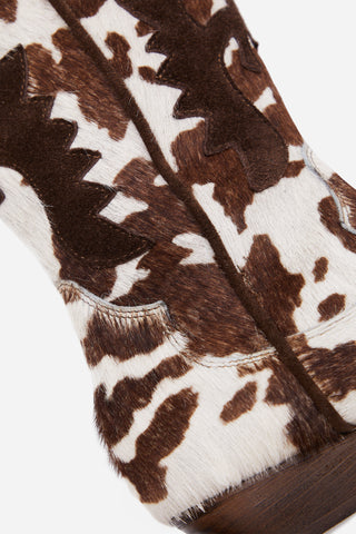 Cow Ride - Cowhide Texan Boots