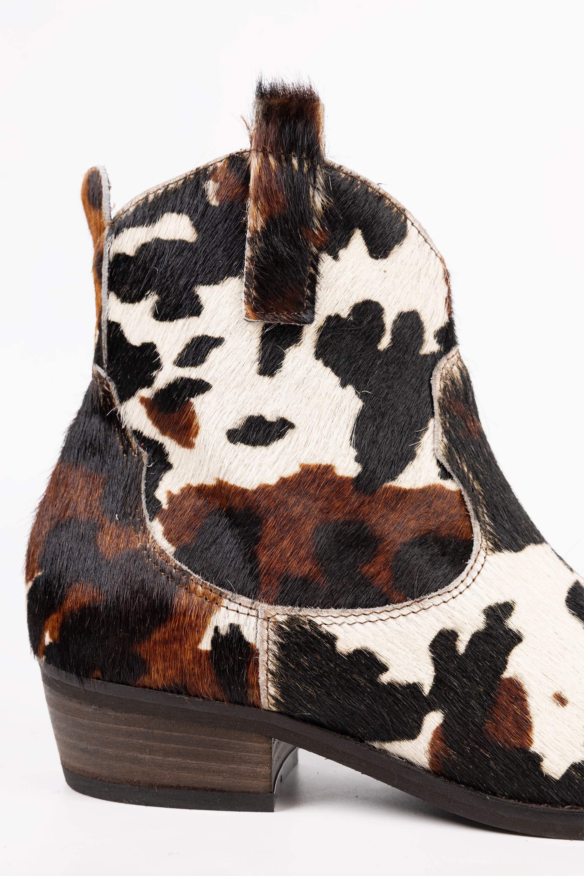 Leopard Print Leather Ankle Boots Giorgia