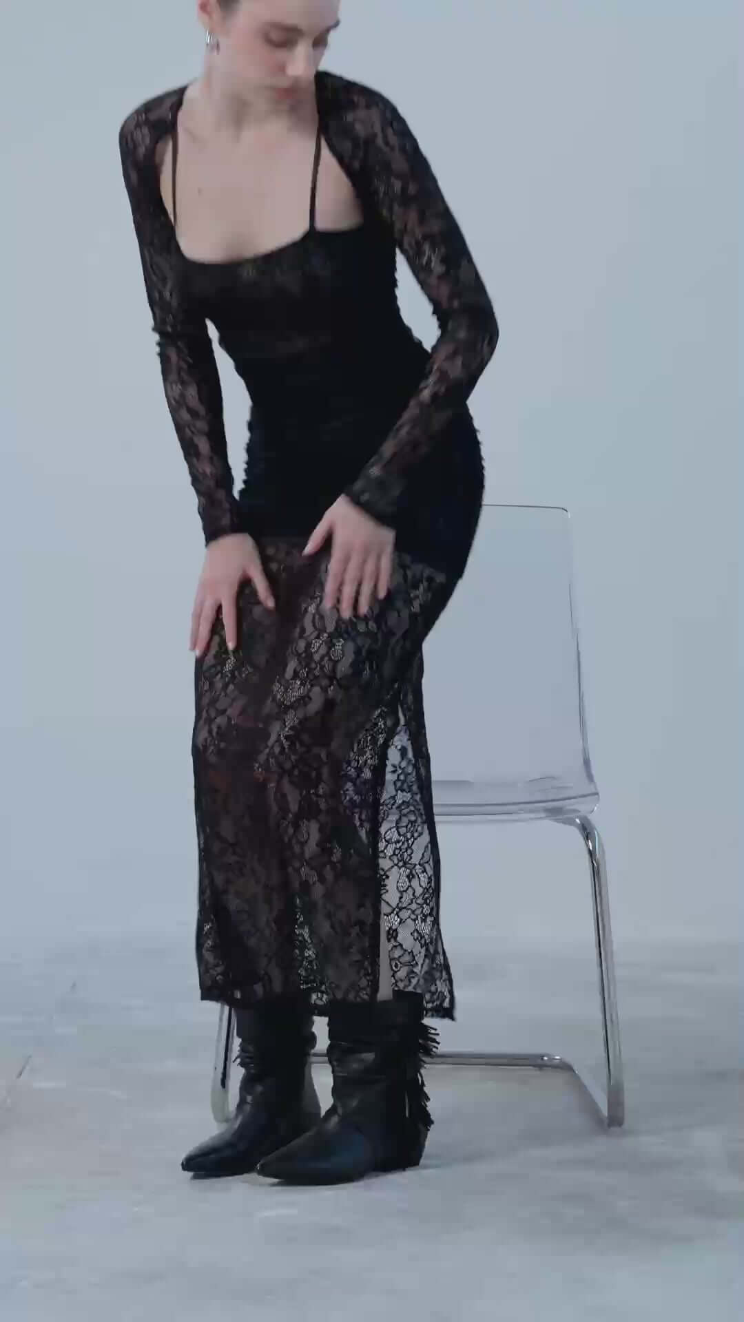Stivaletti texani in Pelle Grace