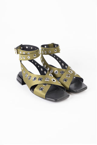 Sandalen aus Stoff Claude